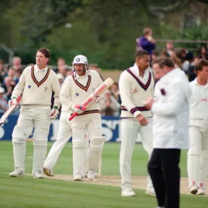 Durham v Lancashire, First Class Cricket challenge. 19th April 1992 Durham v Lancashire, First Class Cricket challenge. 19th April 1992