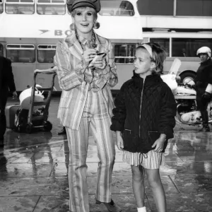 Dusty Springfield at London Heathrow, 1967 Print Dusty Springfield at London Heathrow, 1967 Print