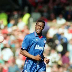 Earl Barrett. FA Cup. Manchester United 3 v Oldham Athletic 3 Earl Barrett. FA Cup. Manchester United 3 v Oldham Athletic 3