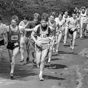 The early leaders in the Guisborough Moors race making their way up Belmangate The early leaders in the Guisborough Moors race making their way up Belmangate