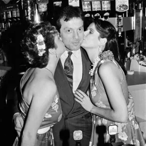 Print of Leslie Grantham at Paradise Lost discotheque opening Print of Leslie Grantham at Paradise Lost discotheque opening