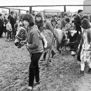 Easter Monday at Coventry Zoo. The pony rides were popular drawing the longest queues Easter Monday at Coventry Zoo. The pony rides were popular drawing the longest queues