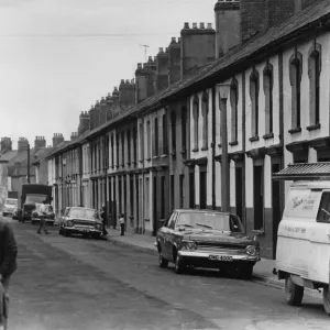 Eclipse Street, Adamsdown, Cardiff Print 26th November 1972