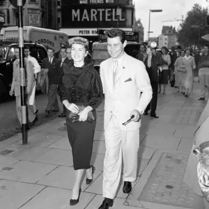 Eddie Fisher and Debbie Reynolds Arrive in London Print, 4th June 1957
