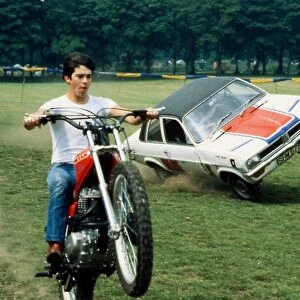 Eddie Kidd motorcycle stuntman June 1979