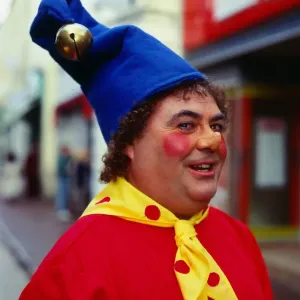 Eddie Large at opening of Sauchiehall Centre February 1988 Dresses as Noddy