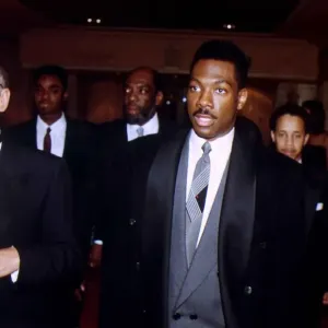 Eddie Murphy Actor Comedian at the Mirror / Videogram Association Awards October 1988 Eddie Murphy Actor Comedian at the Mirror / Videogram Association Awards October 1988