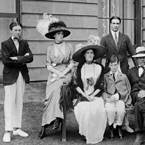 The Eden family portrait September 1911 Left to Right; Timothy C Eden, Lady Brooke
