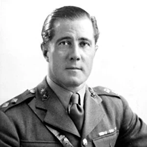 Edgar Granville MP in Army Uniform during WW2