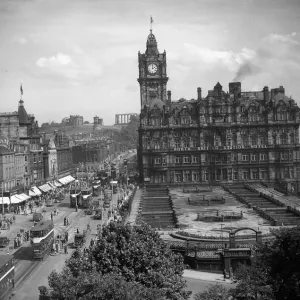 Edinburgh Princes Street 1950 North British Station Hotel Edinburgh Princes Street 1950 North British Station Hotel