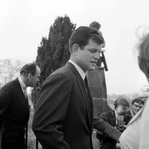 Edward Kennedy, brother of assassinated American president John F Kennedy