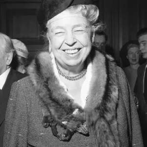 Eleanor Roosevelt at Foyles Luncheon Print, 6th April 1959 Eleanor Roosevelt at Foyles Luncheon Print, 6th April 1959