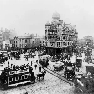 Elephant and Castle London Print circa 1905 Elephant and Castle London Print circa 1905