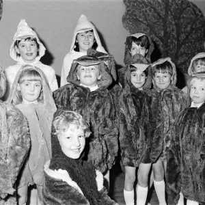 Eleven-year-old Joanne Bamforth (front) as the ugly duckling Eleven-year-old Joanne Bamforth (front) as the ugly duckling