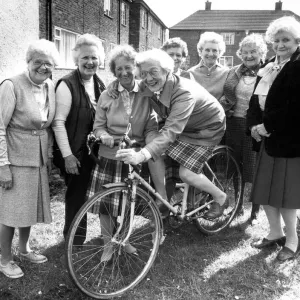 Print of The Elite Ladies Cycling Club of Newcastle Upon Tyne in 1984