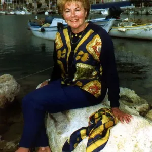 Print of Elizabeth Forsyth at Polly Peck in Kyrenia Harbour