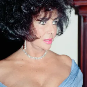 Elizabeth Taylor at a gala dinner in aid of the AIDS Crisis Trust in Whitehall Elizabeth Taylor at a gala dinner in aid of the AIDS Crisis Trust in Whitehall