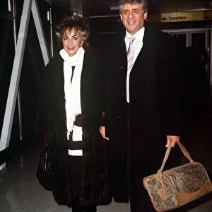 Elizabeth Taylor Jan 1985 with Dennis Stein At LAP 16