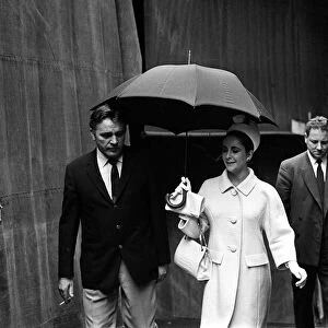 Elizabeth Taylor July 1963 with Richard Burton