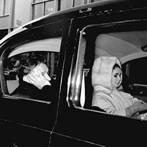 Elizabeth Taylor March 1963 with Richard Burton