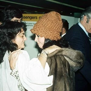 Elizabeth Taylor Nov 1973 With daughter Lisa LFEY003