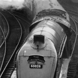 The Elizabethan travelling through Newcastle Central Station non-stop on 30th June 1953 The Elizabethan travelling through Newcastle Central Station non-stop on 30th June 1953