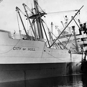 The Ellermann Lines ship "City of Hull". Circa 1960