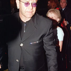 Elton John attends the "Lord of Dance"premiere. 23rd July 1996