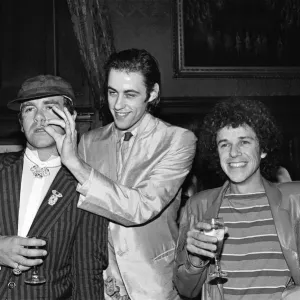 Elton John, Bob Geldof and Leo Sayer attending a House of Commons reception Elton John, Bob Geldof and Leo Sayer attending a House of Commons reception