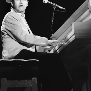 Elton John on his European Express Tour which was the European leg of his 1984 Breaking Elton John on his European Express Tour which was the European leg of his 1984 Breaking