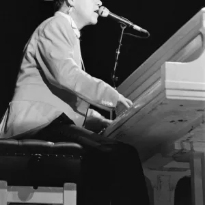 Elton John on his European Express Tour which was the European leg of his 1984 Breaking Elton John on his European Express Tour which was the European leg of his 1984 Breaking