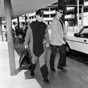 Elton John Print at Heathrow Airport, London, July 1987