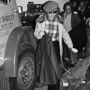 Elton John Exiting Wembley 1977 Print Elton John Exiting Wembley 1977 Print