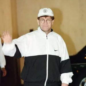 Elton John leaving the Wellington Hospital after having a pacemaker fitted Elton John leaving the Wellington Hospital after having a pacemaker fitted