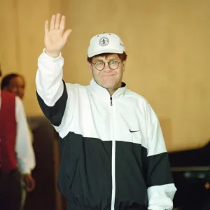 Elton John leaving the Wellington Hospital after having a pacemaker fitted Elton John leaving the Wellington Hospital after having a pacemaker fitted
