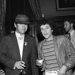 Elton John and Leo Sayer attending a House of Commons reception Elton John and Leo Sayer attending a House of Commons reception