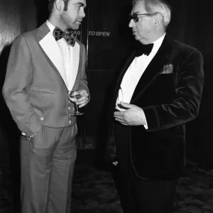 Elton John with Lord George Brown Print, 21st March 1978 Elton John with Lord George Brown Print, 21st March 1978