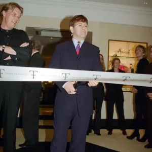 Elton John at the opening of Theo Fennell s