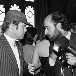 Elton John at House of Commons Reception Print, 3rd August 1980