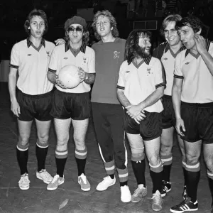 Elton John pictured in Wembley during a 5 a side football match Elton John pictured in Wembley during a 5 a side football match