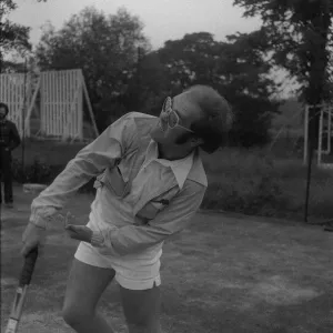 Elton John Singer / Composor at Wimbledon today playing tennis 1974 10 / 3 / 99 Elton John Singer / Composor at Wimbledon today playing tennis 1974 10 / 3 / 99