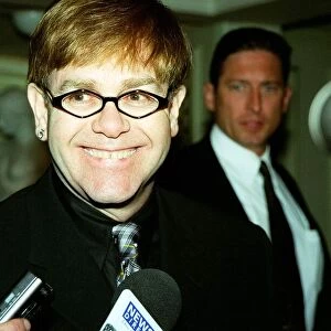 Elton John Singer June 98 At the Ivor Novello Awards 1998 at the Grosvenor House