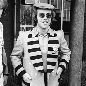Elton John, singer and songwriter pictured in Newcastle June 1977