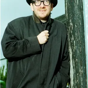 Elvis Costello Print near Dublin Pub Elvis Costello Print near Dublin Pub