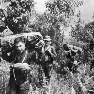 British Army Patrol in Malayan Jungle Print 1965