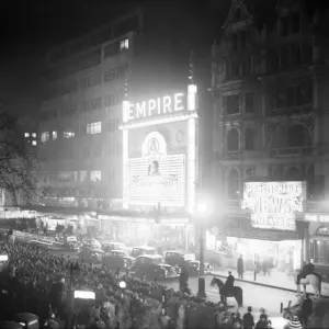 Empire Leicester Square, 15th November 1956 Print