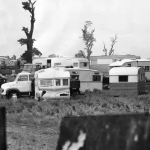 Irish Traveller Encampment Print, 23rd June 1966