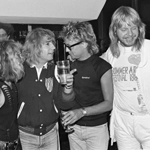 "End of the Road"party for Status Quo. June 1984 Status Quo