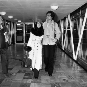 Engelbert Humperdinck at LAP with his wife Pat. 11th April 1978
