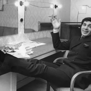 Engelbert Humperdinck in Dressing Room Print 1967 Engelbert Humperdinck in Dressing Room Print 1967